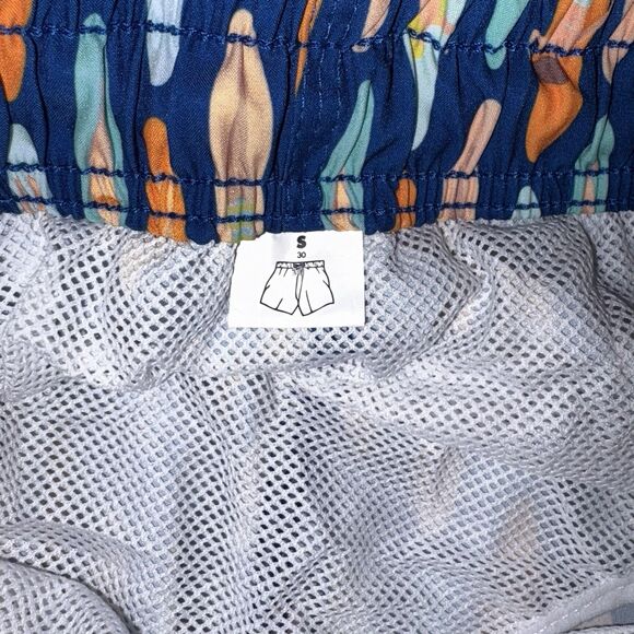 Two Left Feet Swimwear Men's Sz Small Swim Trunks Board Shorts Long Board Babes - Picture 13 of 14